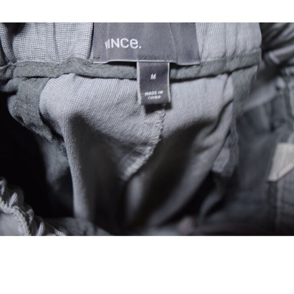 Vince Men’s Gray Jogger Pants Size M Cotton Blend Elastic Cuff Casual Trousers - Picture 4 of 4